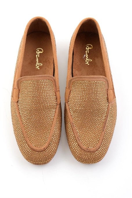 Taba  Kadın Loafer Ayakkabı K01671058087