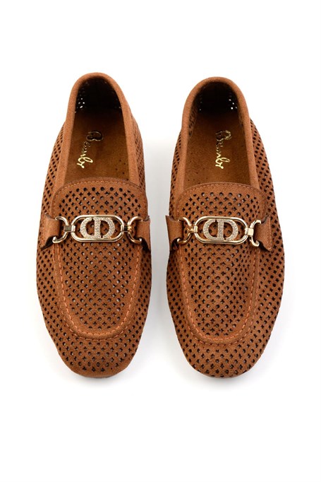 Taba  Kadın Loafer Ayakkabı K01688010902