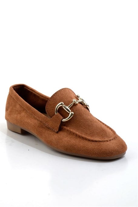 Taba  Kadın Loafer Ayakkabı K01688011002
