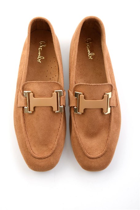Taba  Kadın Loafer Ayakkabı K01688012272
