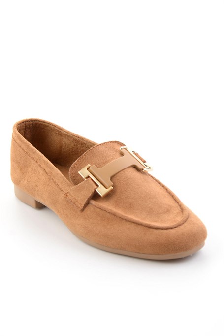 Taba  Kadın Loafer Ayakkabı K01688012272