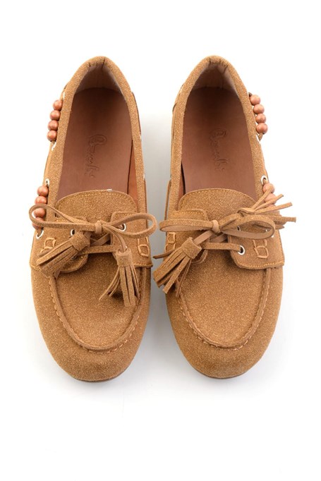 Taba  Kadın Loafer Ayakkabı K01936070072