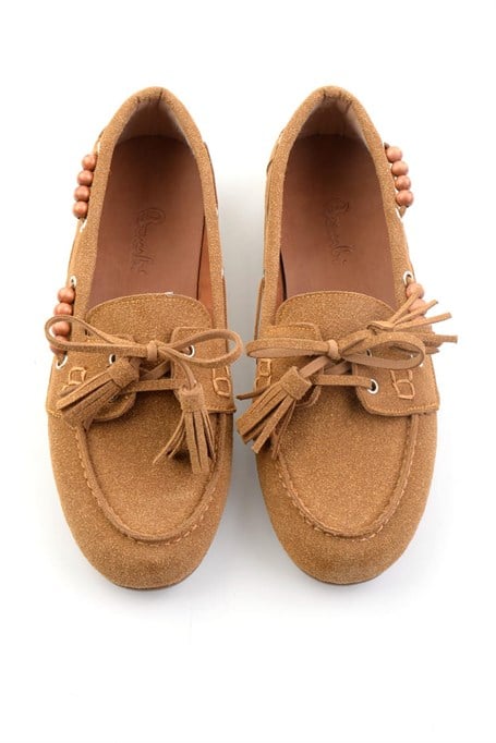 Taba  Kadın Loafer Ayakkabı K01936070072