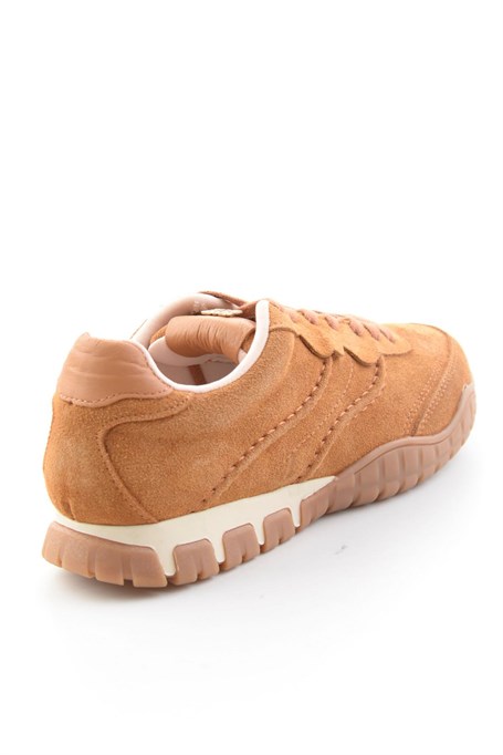 Taba Süet Hakiki Deri Kadın Sneaker K01753516102