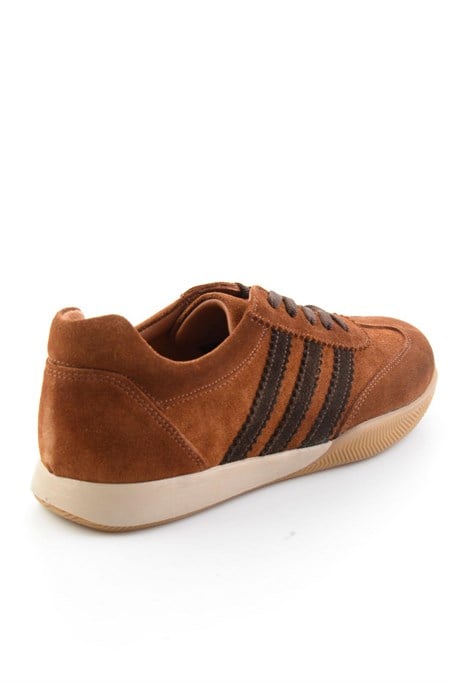 Taba Süet Hakiki Deri Kadın Sneaker K01756705602