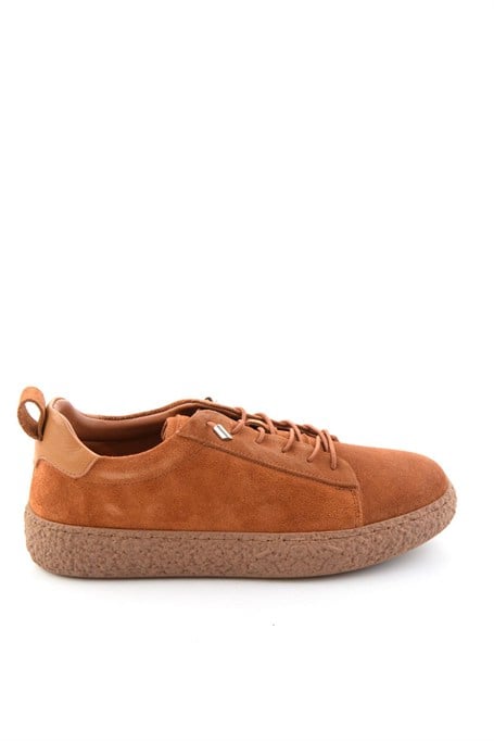 Taba Süet Hakiki Deri Kadın Sneaker K01822268402