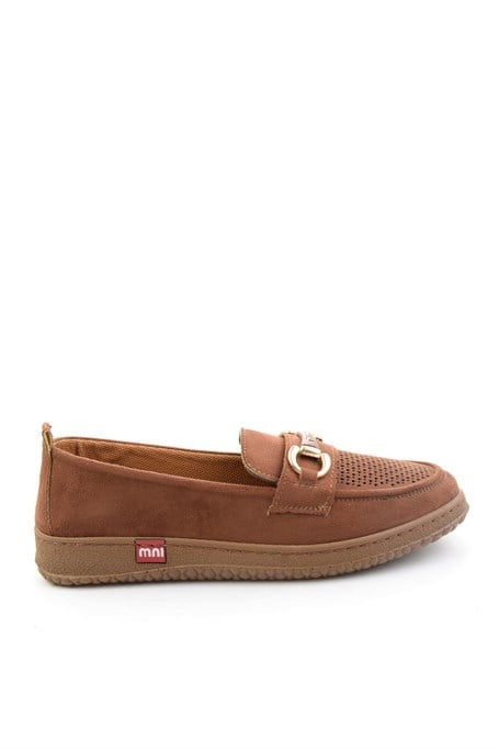 Taba Süet  Kadın Loafer Ayakkabı K01536105272