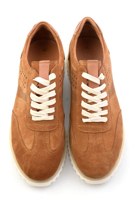 Tarçın Hakiki Deri Erkek Sneaker E01811042702
