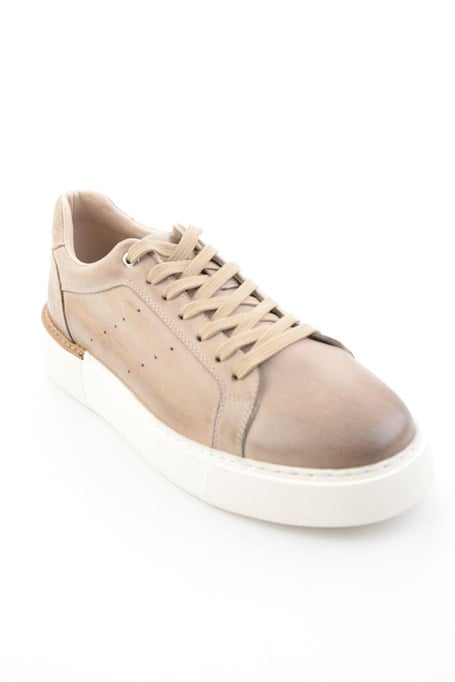 Vizon Hakiki Deri Erkek Sneaker E01593003603