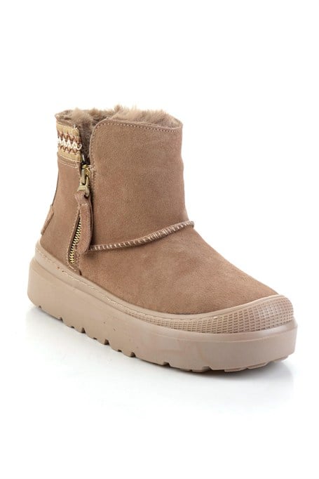 Vizon Hakiki Deri Kadın Bot & Bootie K02748100402