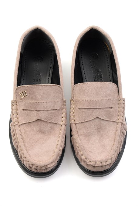 Vizon  Kadın Loafer Ayakkabı K01503728372