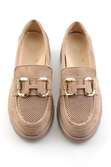 Vizon  Kadın Loafer Ayakkabı K01536104772