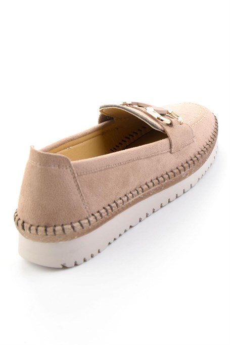 Vizon  Kadın Loafer Ayakkabı K01536194072