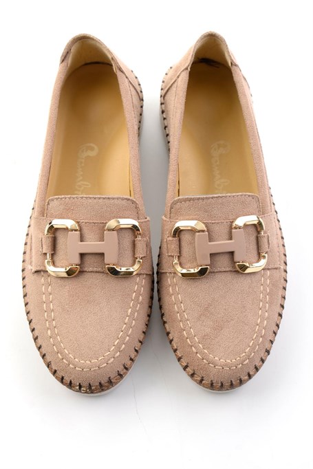 Vizon  Kadın Loafer Ayakkabı K01536194072