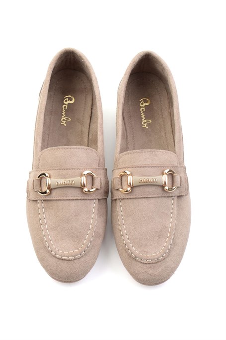 Vizon  Kadın Loafer Ayakkabı K01542380772