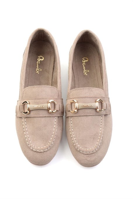 Vizon  Kadın Loafer Ayakkabı K01542380772