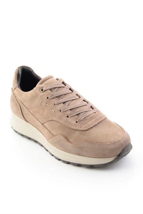 Vizon Süet Hakiki Deri Erkek Sneaker E01789045302