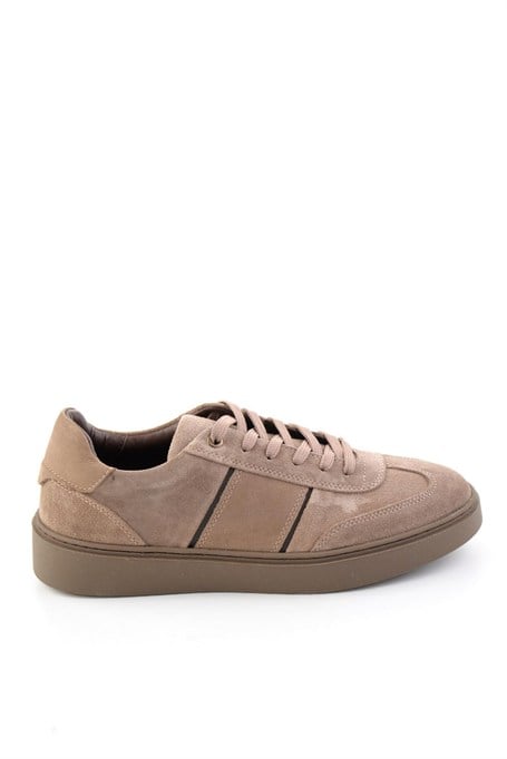 Vizon Süet Hakiki Deri Erkek Sneaker E01789045102