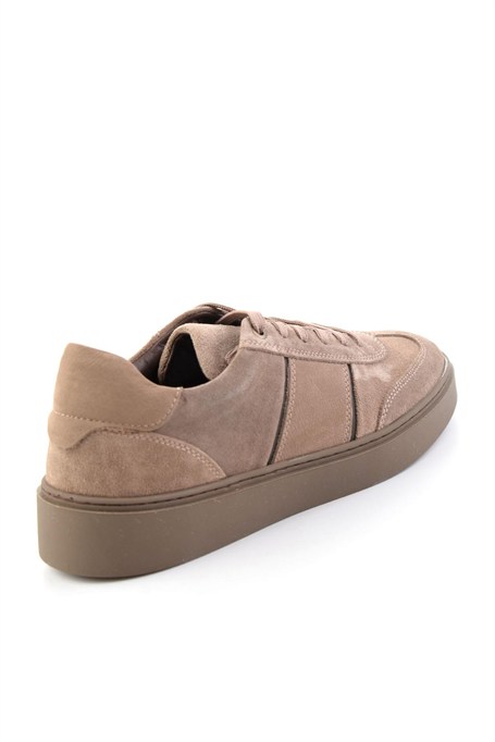 Vizon Süet Hakiki Deri Erkek Sneaker E01789045102