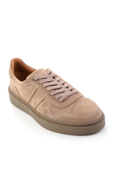 Vizon Süet Hakiki Deri Erkek Sneaker E01789045202