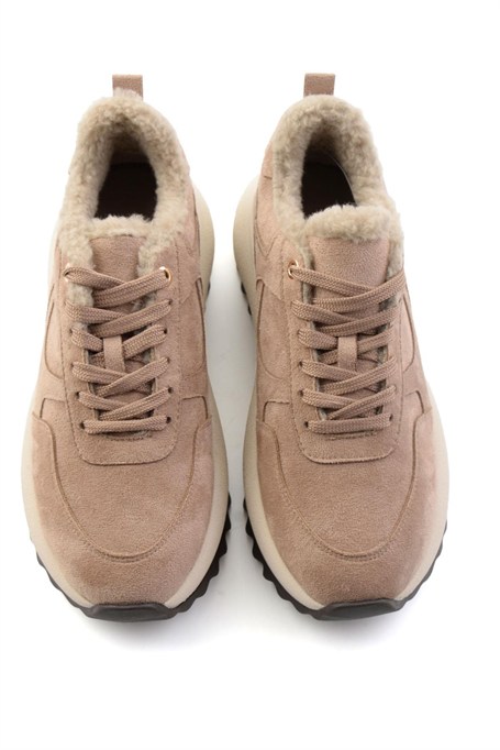 Vizon Süet  Kadın Sneaker K01791074472