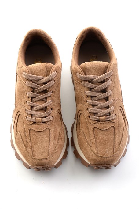 Vizon Süet  Kadın Sneaker K01791731072