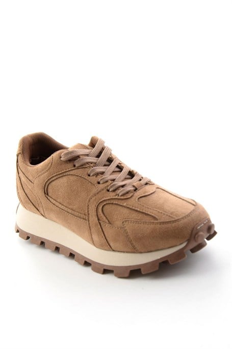 Vizon Süet  Kadın Sneaker K01791731072