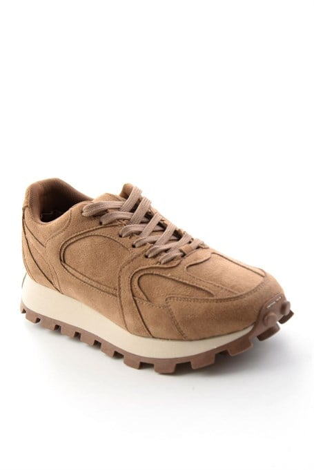 Vizon Süet  Kadın Sneaker K01791731072