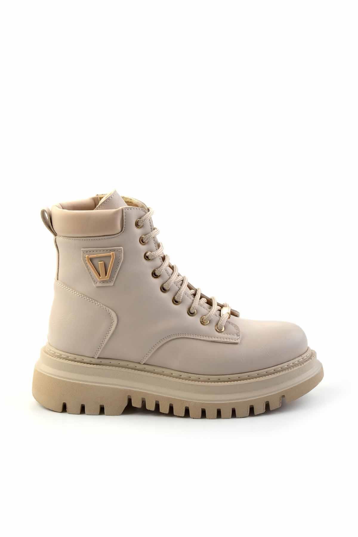 Bej  Kadın Bot & Bootie K02377030509