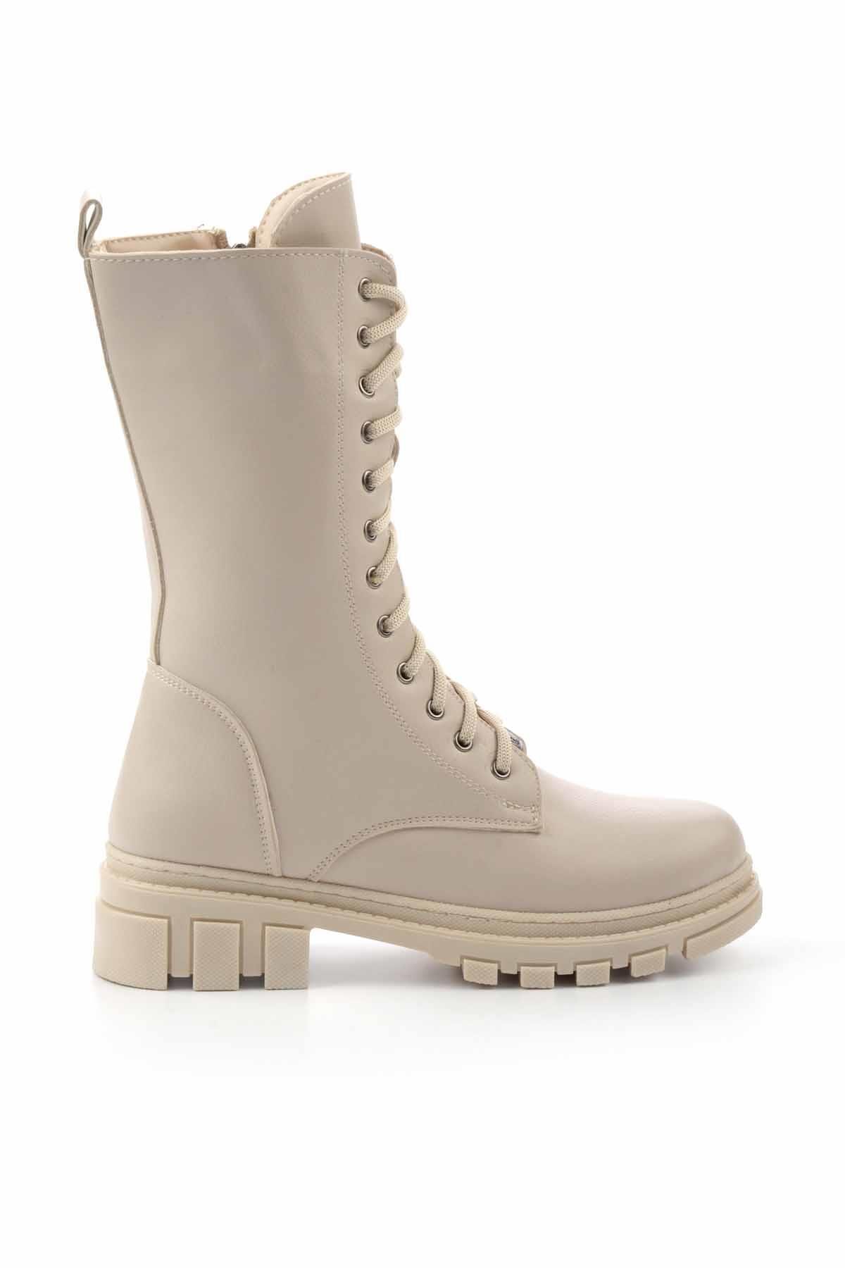 Bej  Kadın Bot & Bootie K02875060209