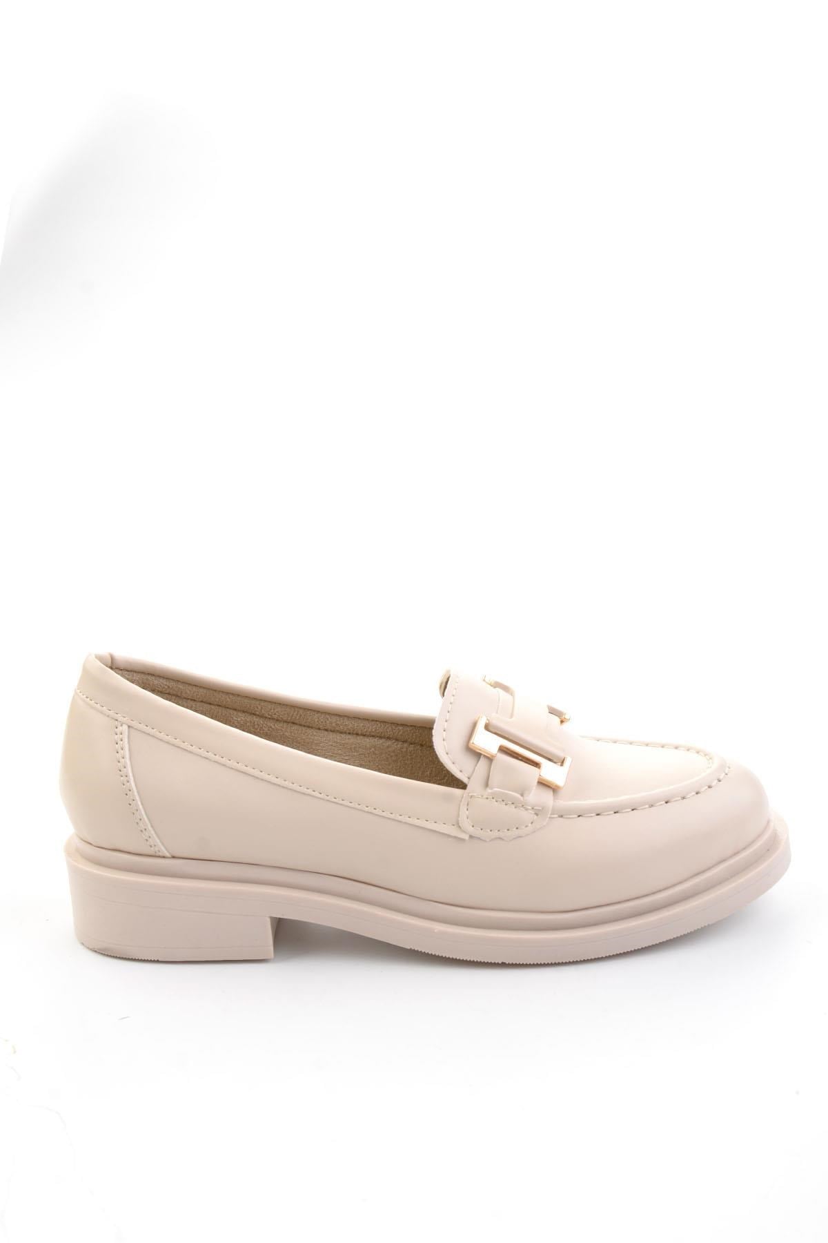 Bej  Kadın Loafer Ayakkabı K01257050309