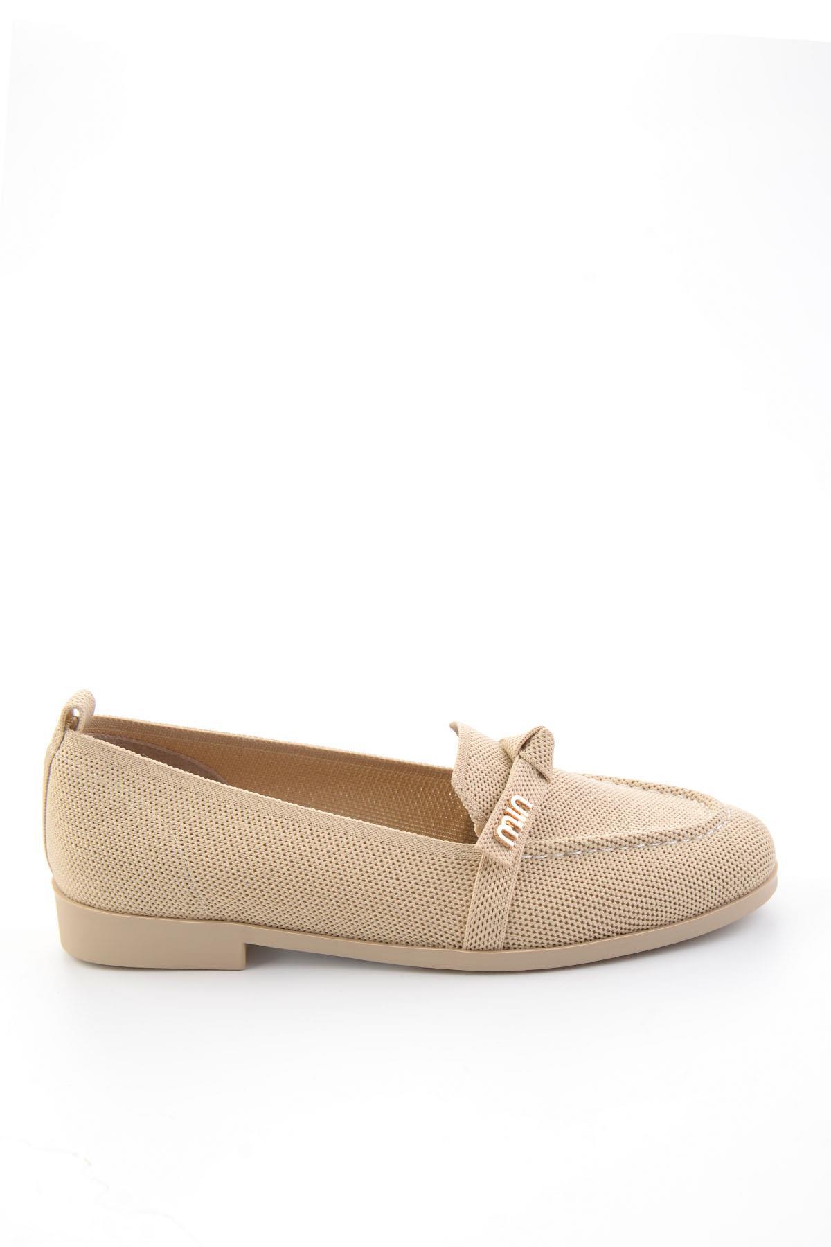 Bej  Kadın Loafer Ayakkabı K01327025182