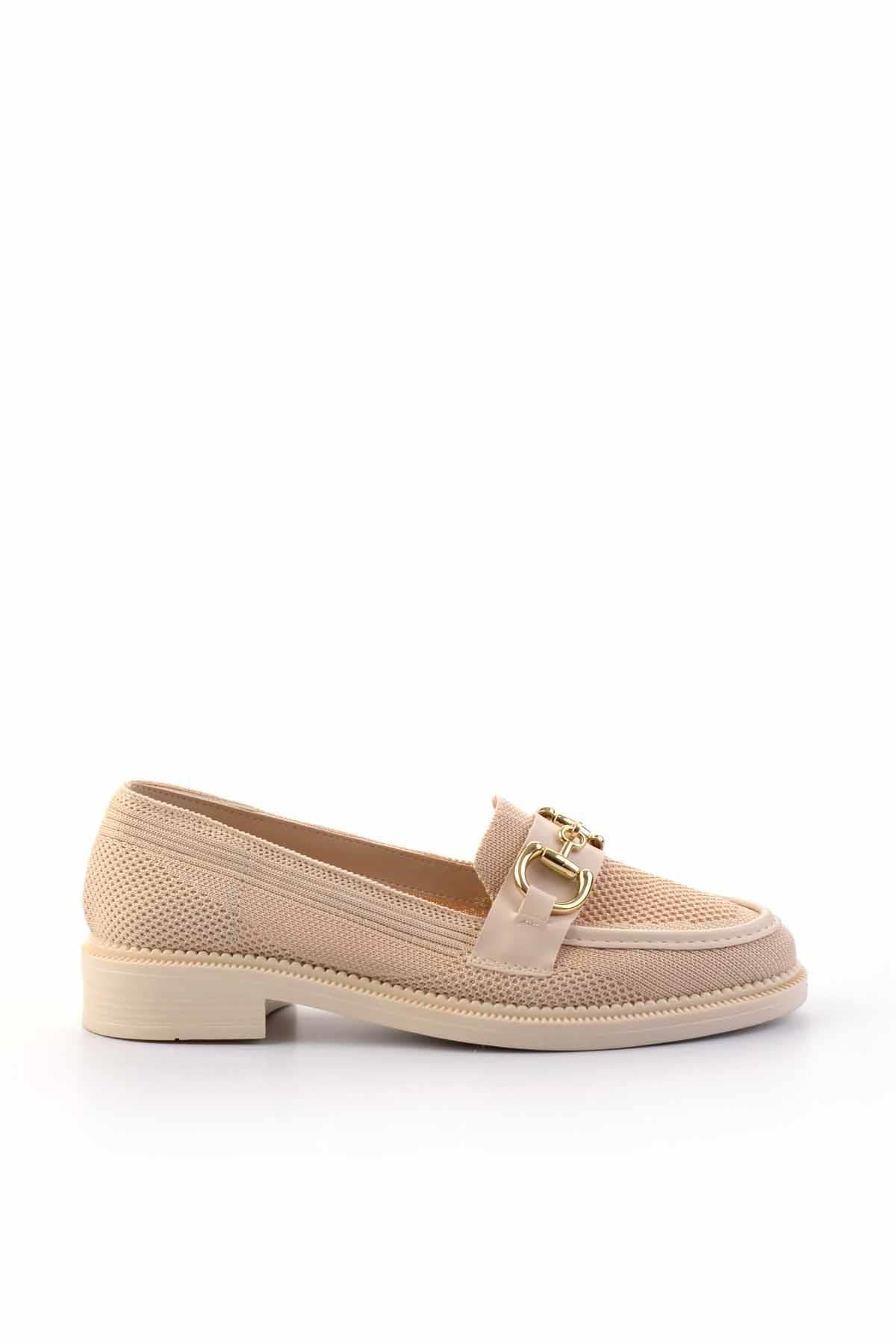 Bej  Kadın Loafer Ayakkabı K01362245882
