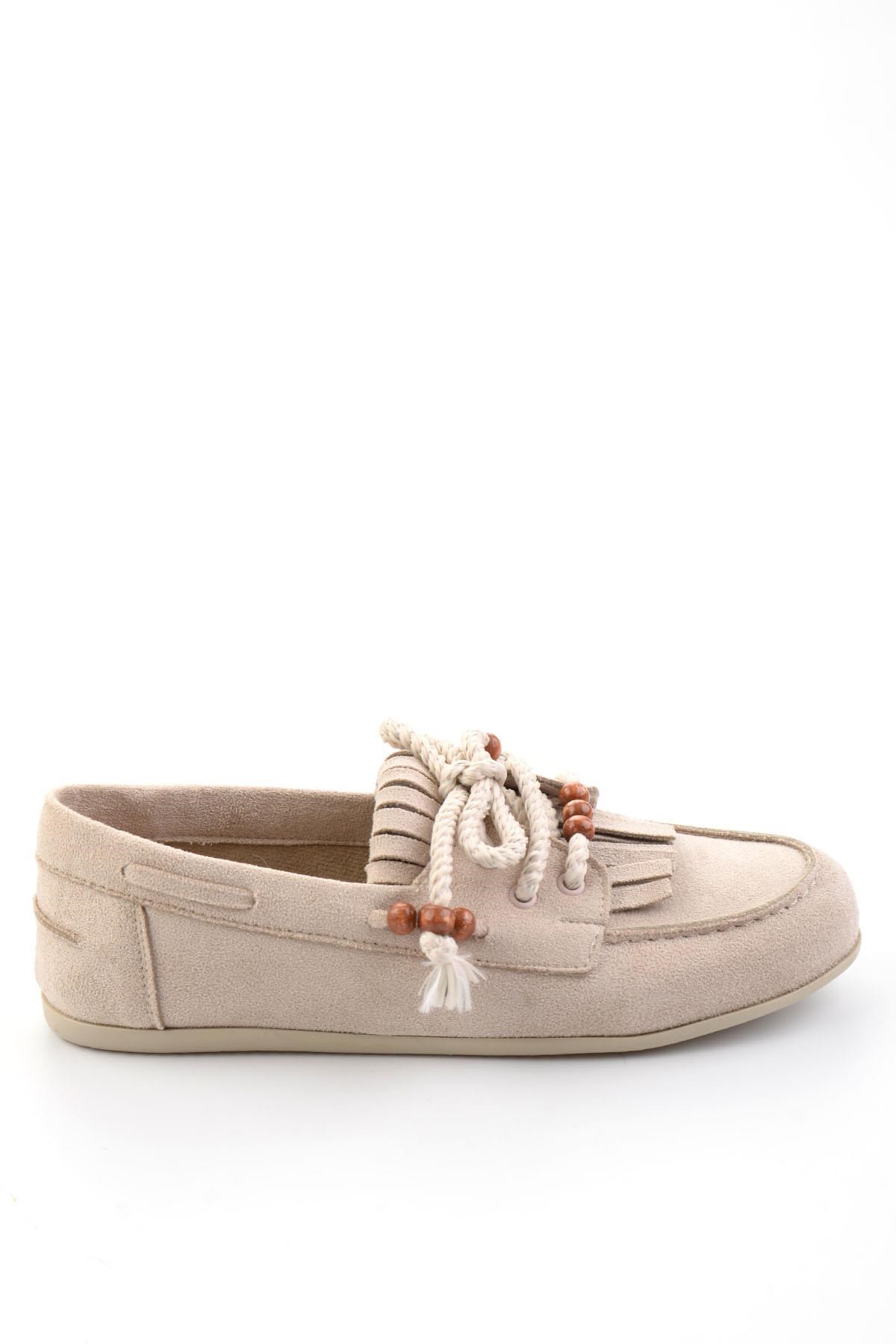 Bej  Kadın Loafer Ayakkabı K01566004872