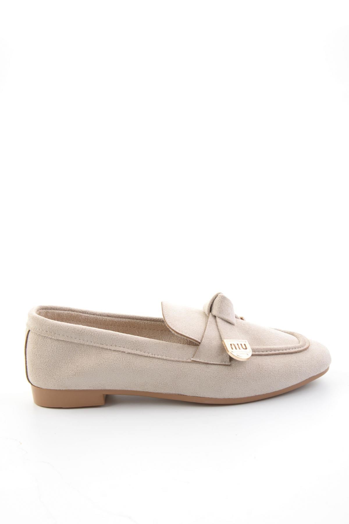 Bej  Kadın Loafer Ayakkabı K01688011572
