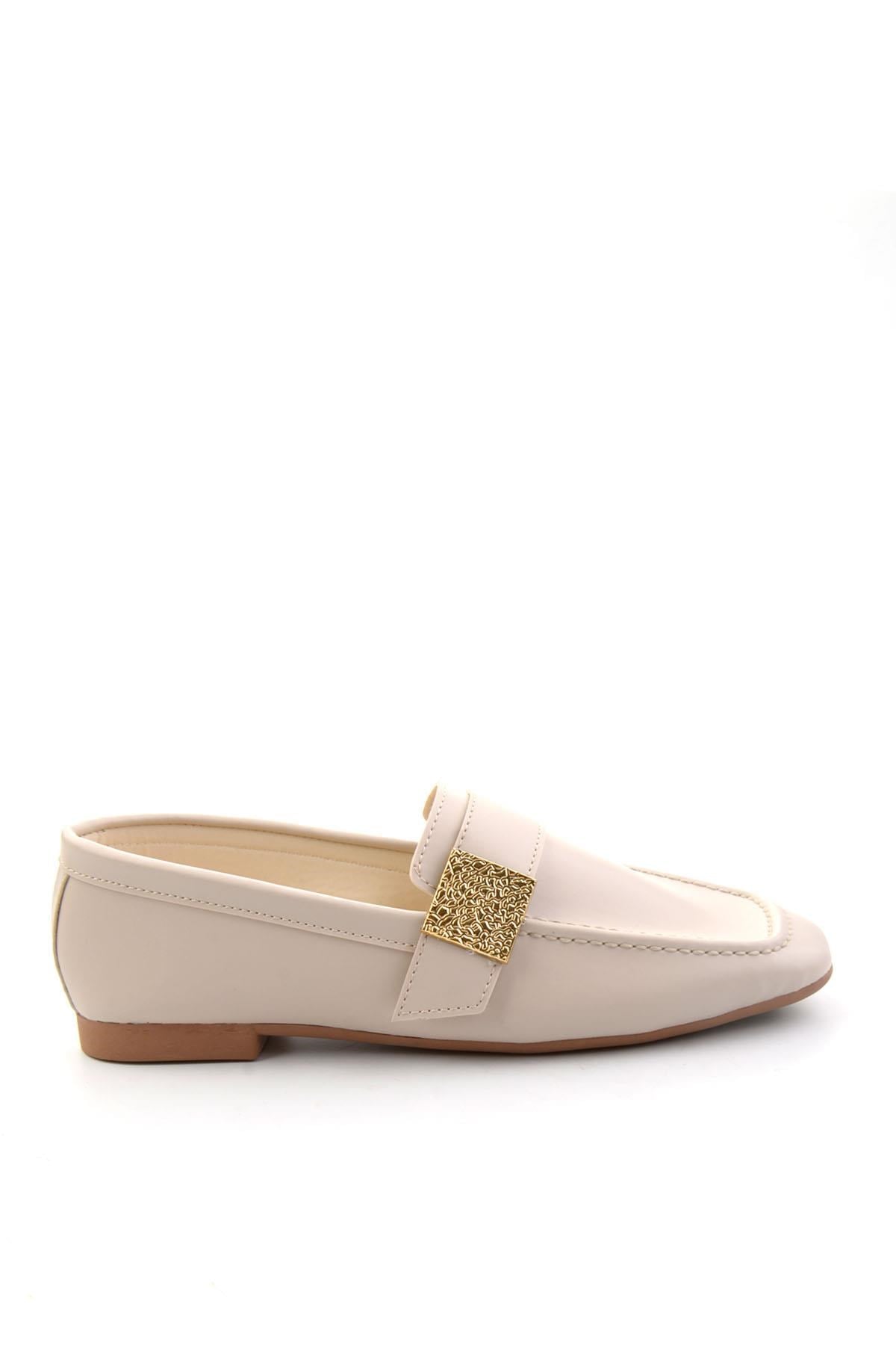 Bej  Kadın Loafer Ayakkabı K01879251409