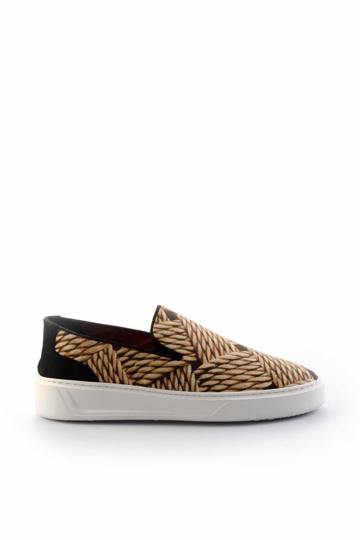 Bej Leather Erkek Casual Ayakkabı E01378002204