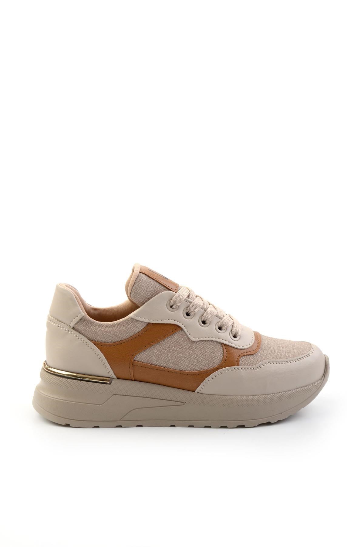Bej Taba  Kadın Sneaker K01179001137