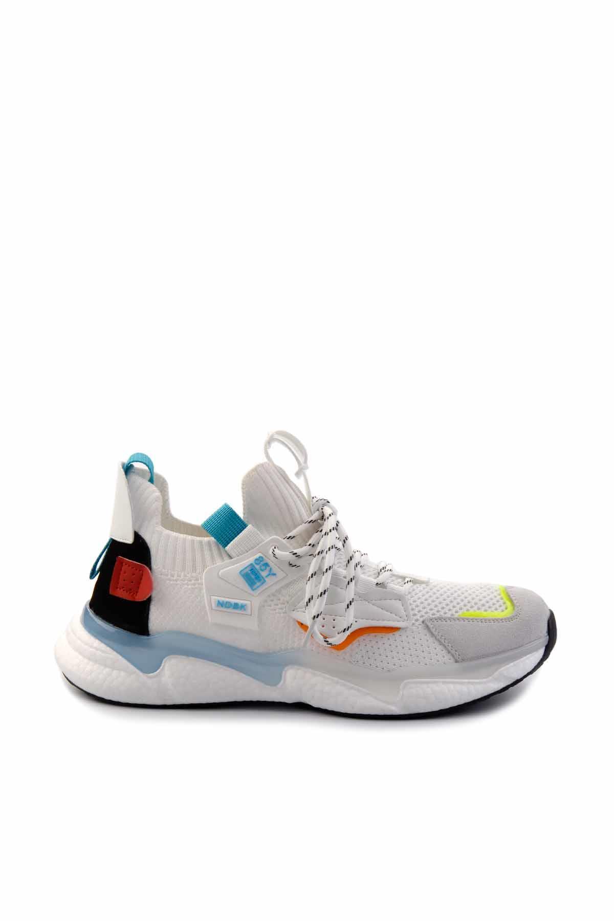 Beyaz File Hakiki Deri Erkek Sneaker E01441000222