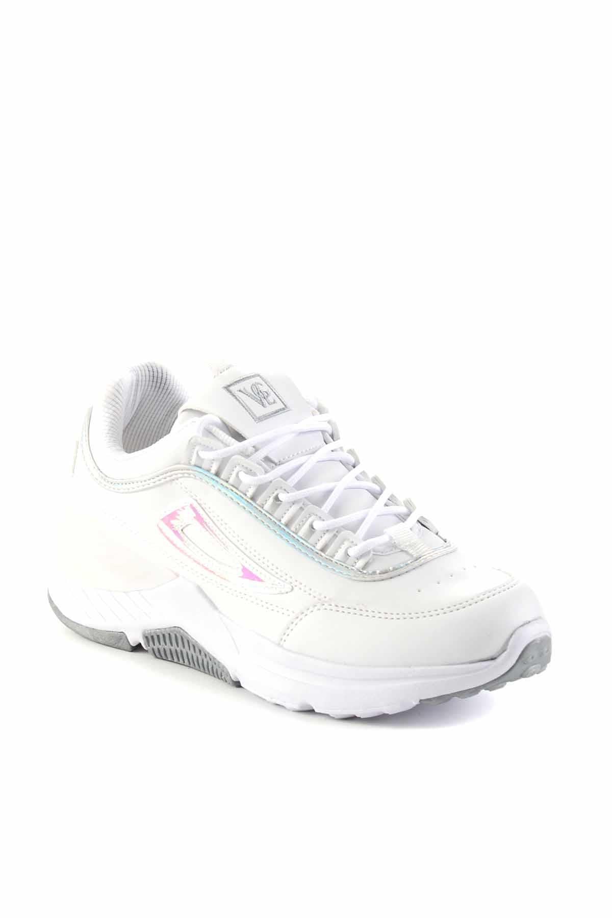 Beyaz Hologram  Kadın Sneaker H0605195309