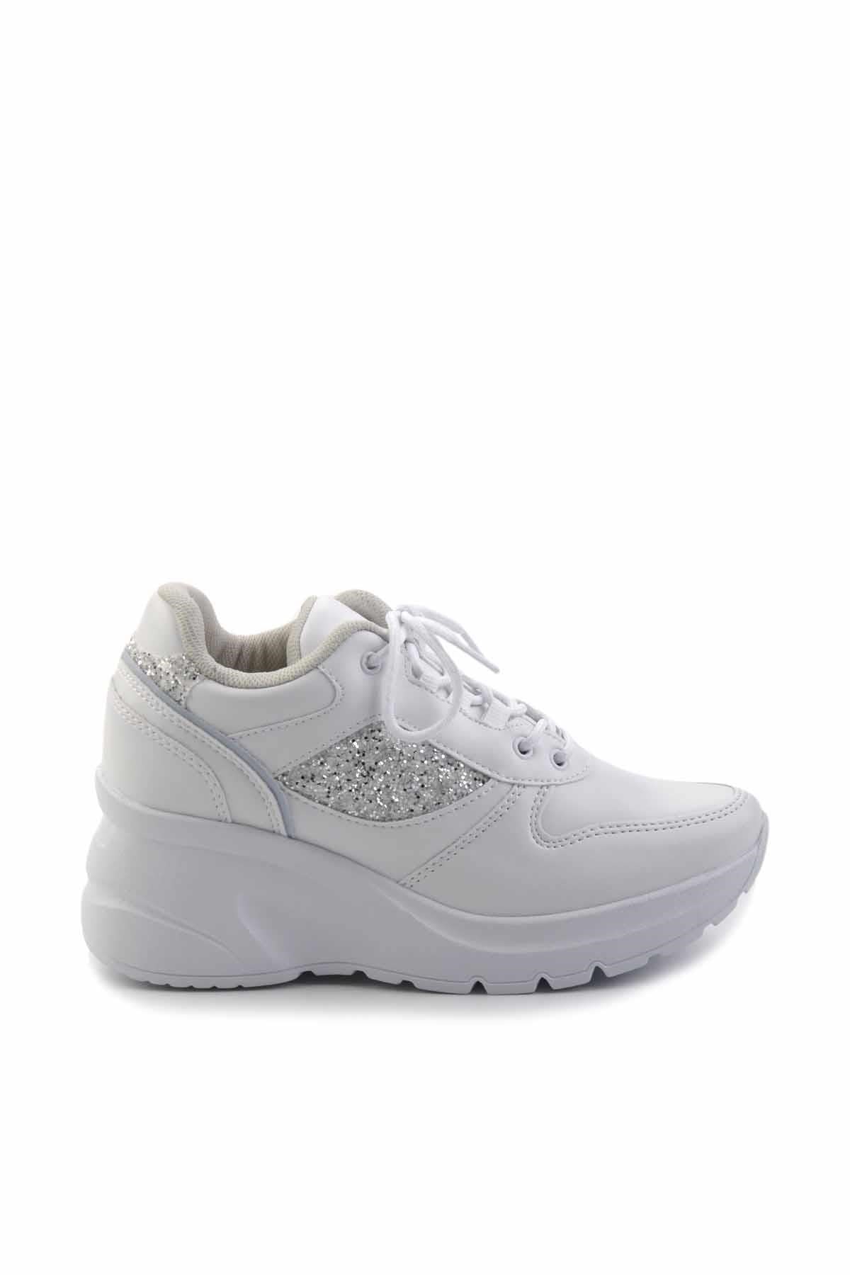 Beyaz  Kadın Sneaker K01027018509