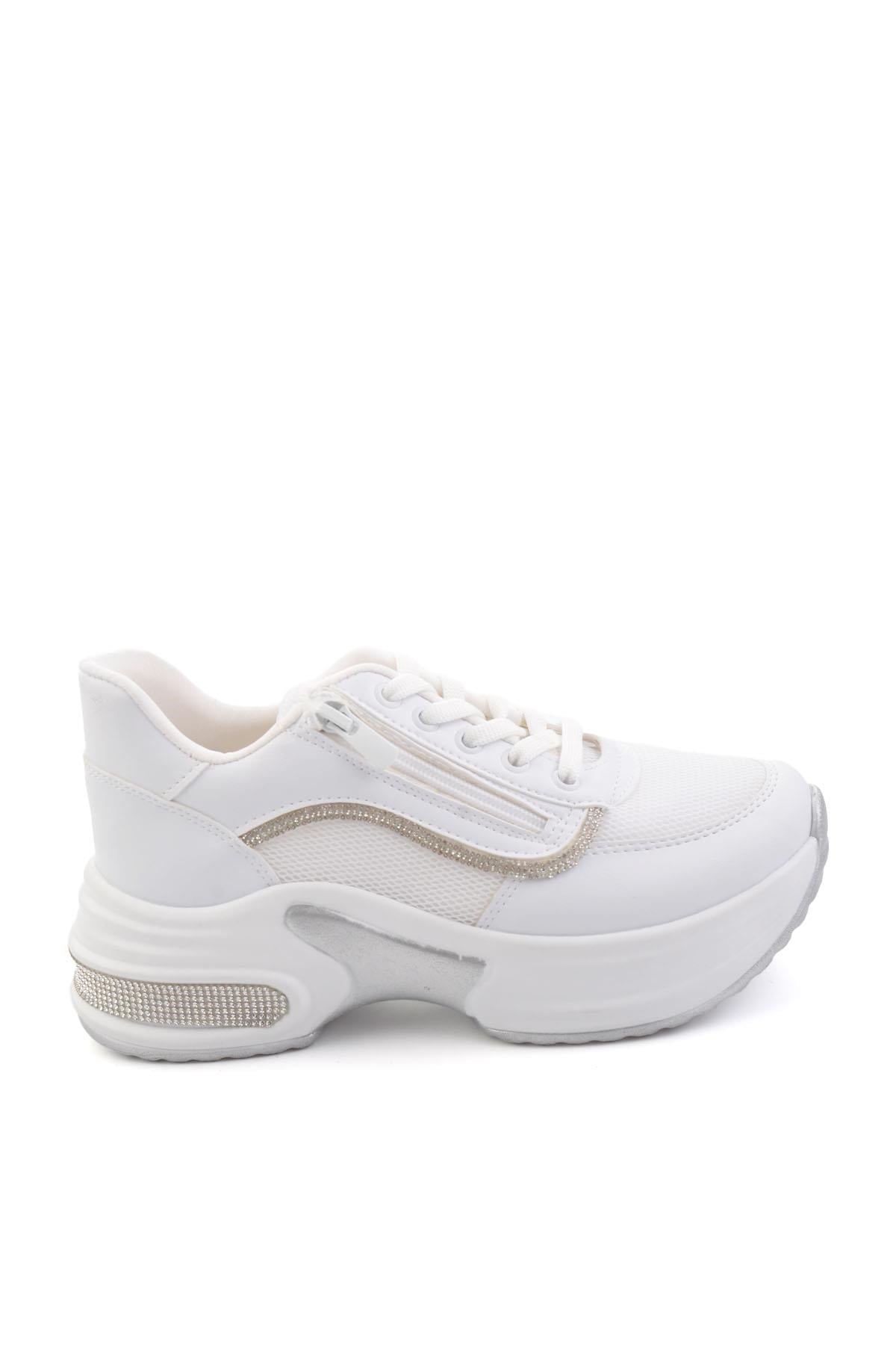 Beyaz  Kadın Sneaker K01709151109