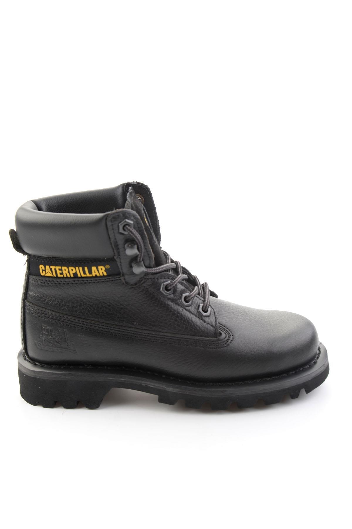 Black Hakiki Deri Kadın Bot & Bootie CAT0111000133