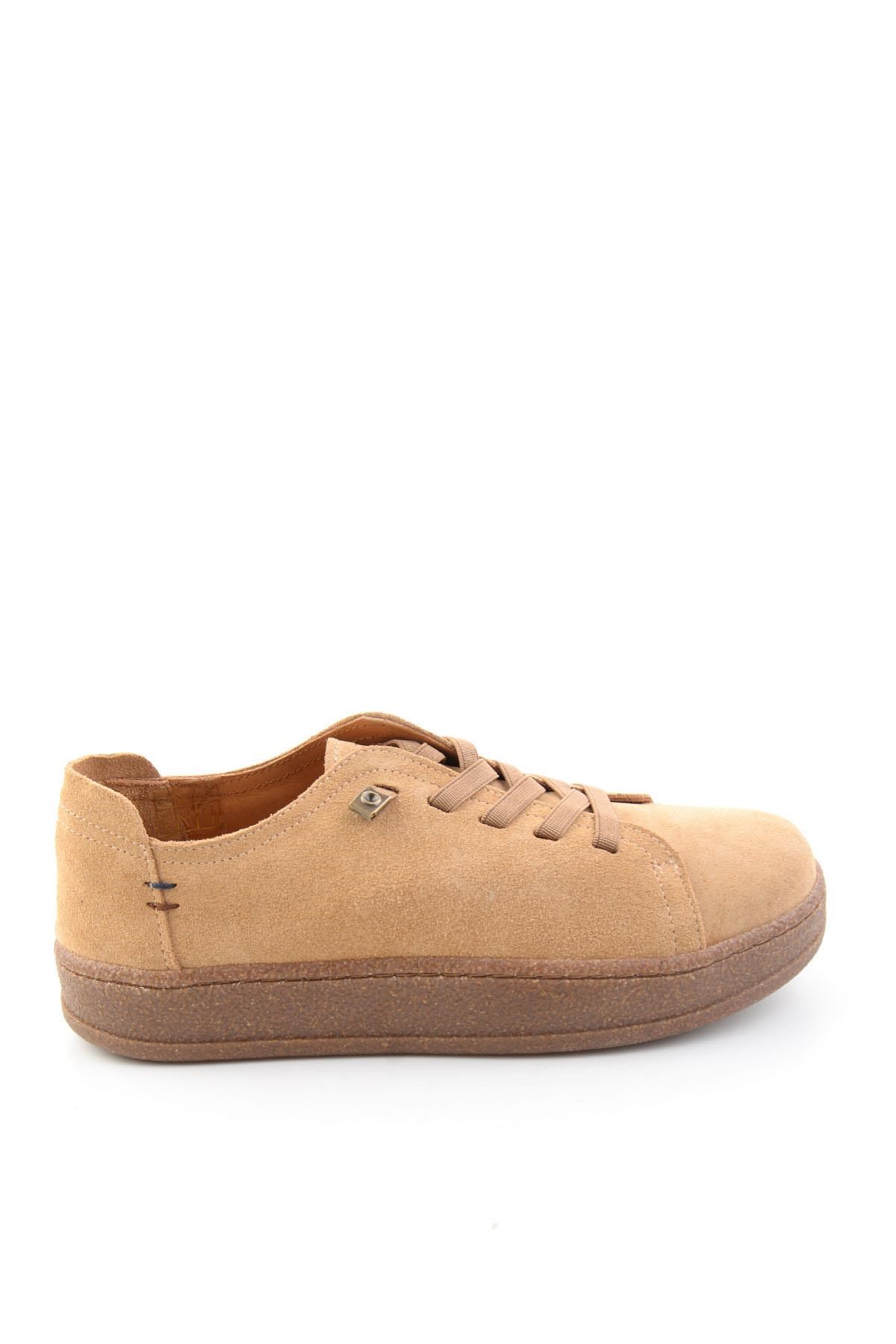 Camel Süet Hakiki Deri Kadın Casual Ayakkabı K01275605002