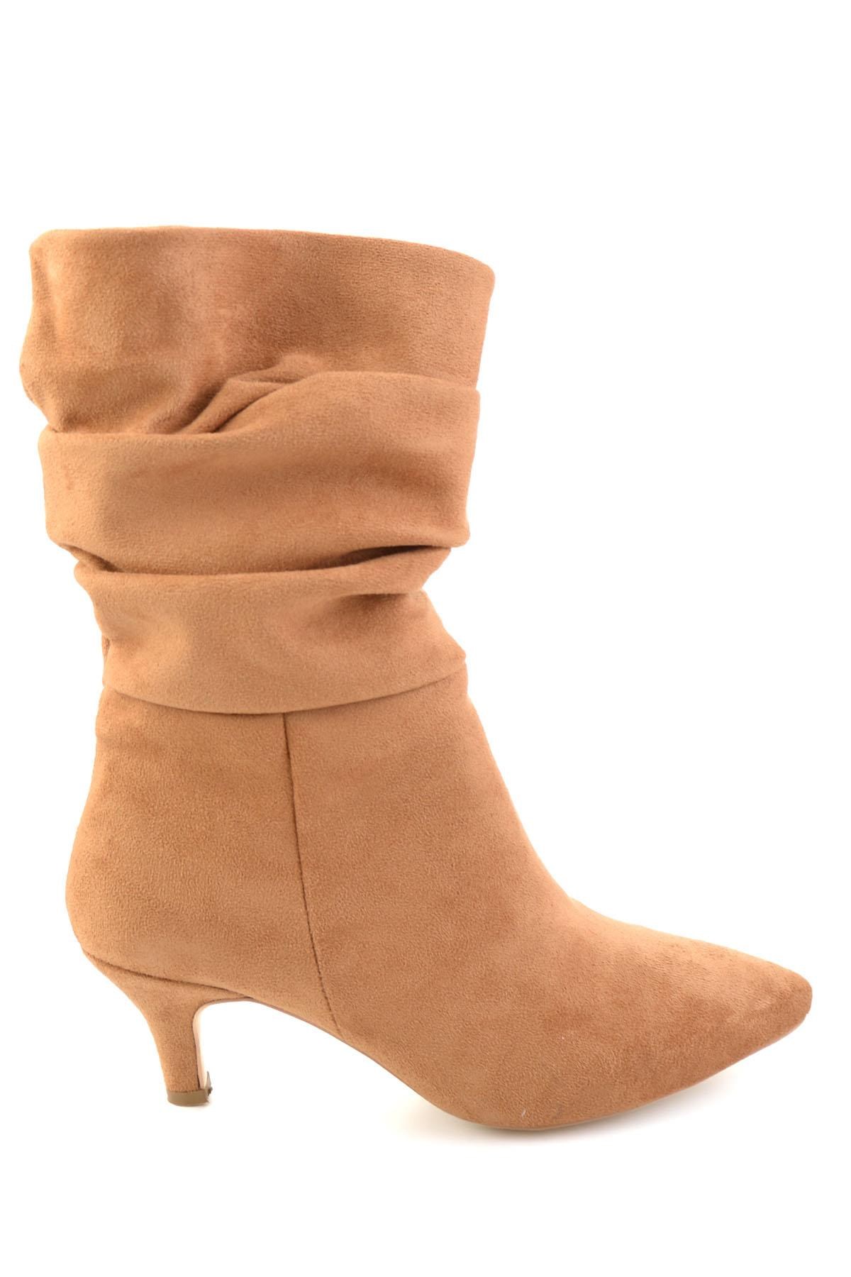 Camel Süet  Kadın Çizme K03823167272