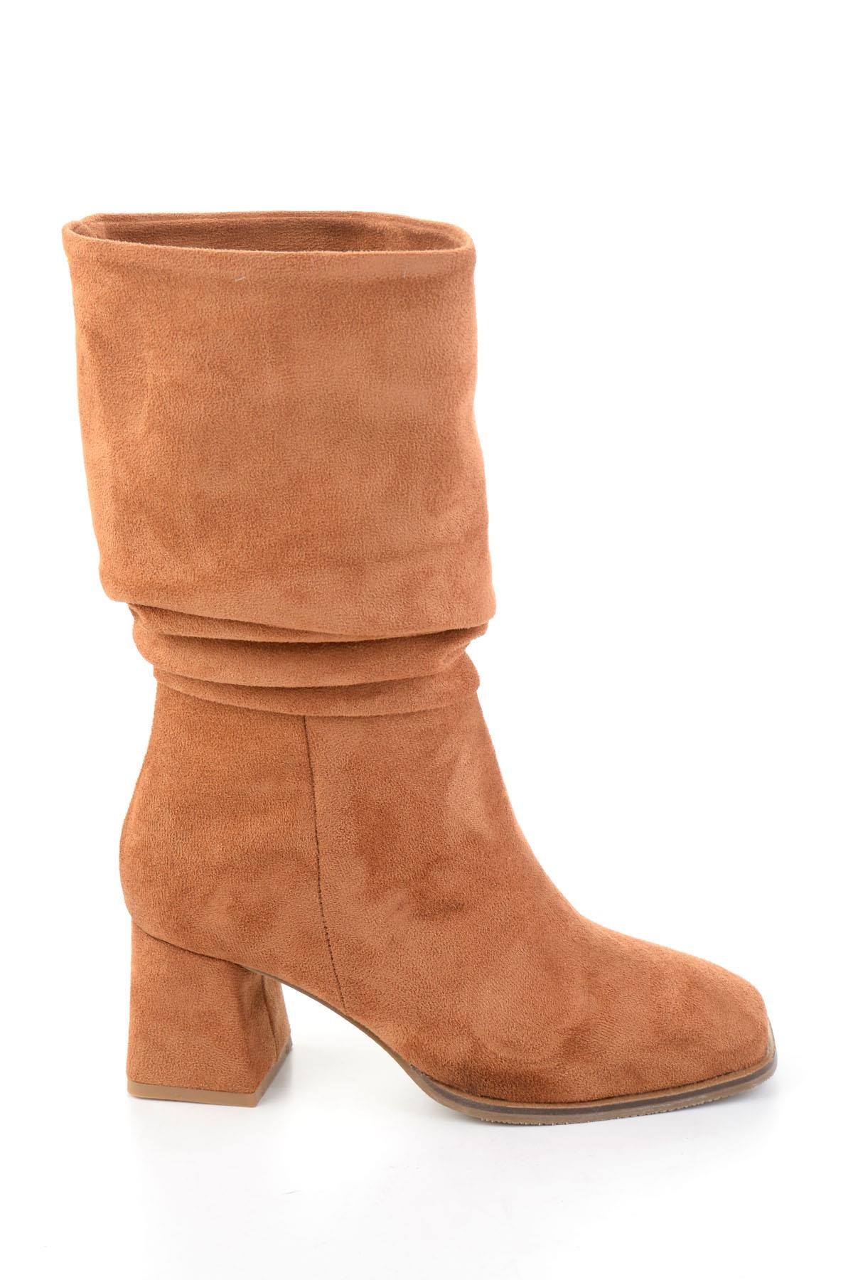 Camel Süet  Kadın Çizme K03823167472