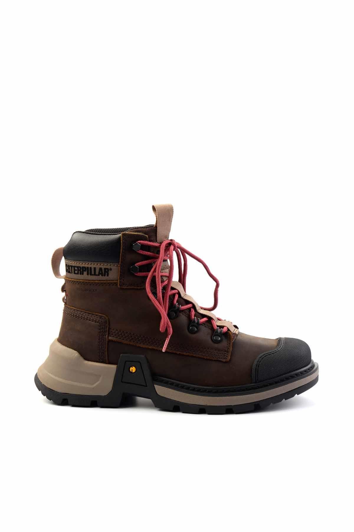 Dark Brown Hakiki Deri Erkek Bot & Bootie CAT1111111303