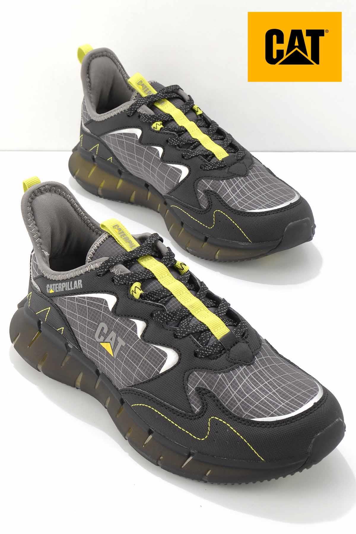 Dark Gey Neon Green  Erkek Sneaker CAT1111011322