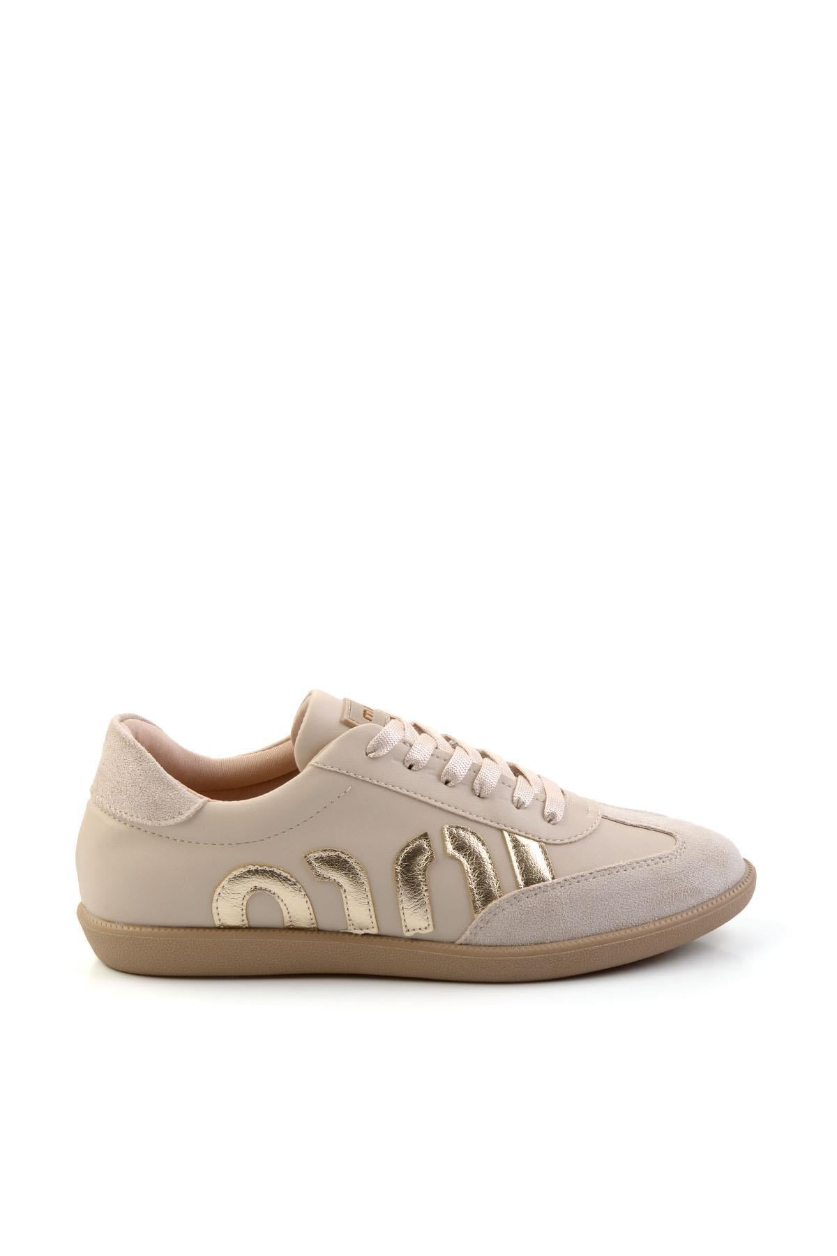Ekru Bej  Kadın Sneaker K01179888809