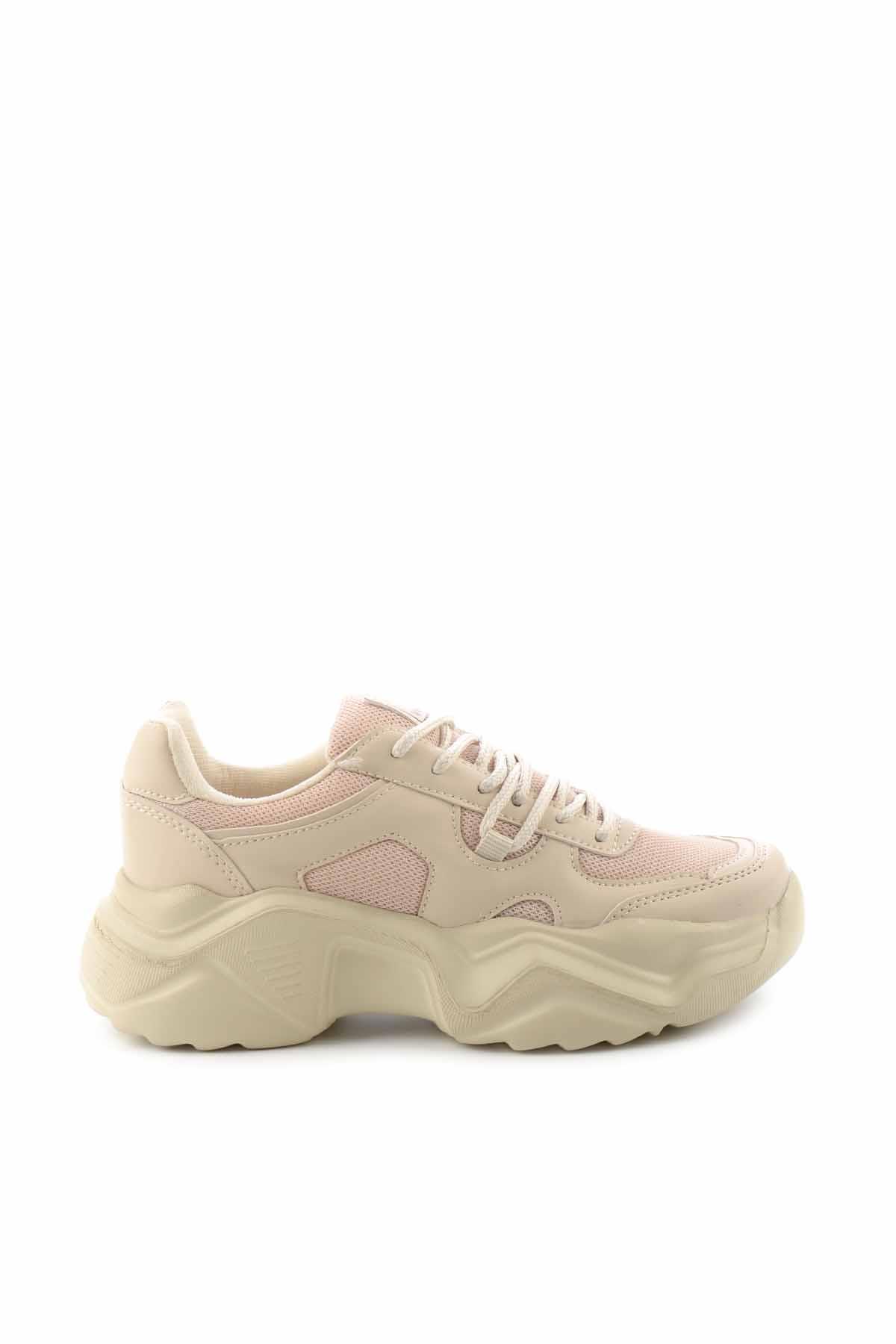 Ekru  Kadın Sneaker K01876014309